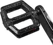 Bike Pedals, Super Bearing Cycling Bicycle Road Bike Hybrid Pedals,High-Strength Non-Slip Surface for Mountain Bike Road Vehicles and Folding, 1 Pair