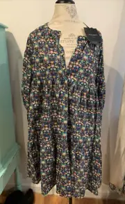 CYNTHIA ROWLEY PENELOPE ORANGE BLOSSOM BABY DOLL DRESS -LARGE -NWT/SOLD OUT