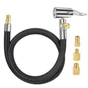 20 Inch Tire Inflator Hose Adapter, Car Air Hose Self-Locking Air Chuck w/Tire