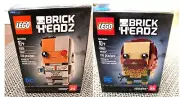 SEALED LEGO 41600 Aquaman & 41601 BrickHeadz Cyborg Justice League
