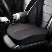 UVCMDUI Adult Car Booster Seat, Portable Car Seat Cushion Pad for Driving, Soft Car Seat Cushion for Height, Effectively Increase The Field of View By 10cm/ 3.9in, for Car Office Home, Black