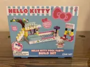 Sanrio Hello Kitty Pool Party Build Set 114-Pieces Building Blocks w/Figure NEW