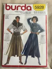 NEW* Burda #5928 Sewing Patterns/ Skirt Size 8-18