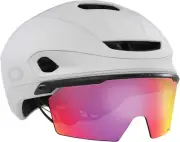 Oakley Aro7 MIPS Road Cycling Bike Helmet - Matte White Prizm Road - Size M