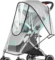 Baby Stroller Rain,Tear Resistant Baby Car Seat Stroller Weather Shield with Zipper | Weatherproof Shield Protect Children from Wind & Rain, Stroller