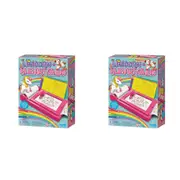 2x 4M KidzMaker Unicorn Rub Art Studio Kids/Children Art Craft Activity Kit 4y+