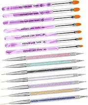 OSOLADY 1 Set Nail Art Pens Professional Manicure Painting Tools for Fine Details Patterns and DIY Nail Art Lightweight and Compact Design for Personal Professional Use