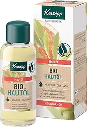 Kneipp Organic Skin Oil 100ml - 100% Natural, Improves Elasticity, Tightens & Smooths, Long-Lasting Softness, Grapefruit Scent