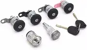 Complete Lock Set Ignition Switch Fuel Barrel Sliding Side Door Lock Fit for Ford Transit MK5 1994-2000
