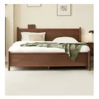 在飛比找momo購物網優惠-【橙家居·家具】聖羅莎系列胡桃色1.5米掀床床架 SLS-A