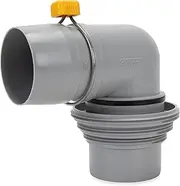 Camco RV Easy Slip Elbow and 4-1 Adapter | Features a Larger Inside Diameter for Faster Dumping and Adapter Fits 3-Inch Slip or 3-Inch,3.5-Inch and 4-Inch Threaded Pipe (39144)