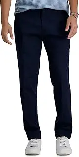 [Haggar] Men's Premium No Iron Khaki Slim Fit Flat Front Casual
