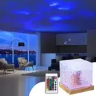 NEW Crystal Lamp Water Ripple Projector Night Light Aesthetic Sunset Lights