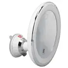 Suction Cup Makeup Mirror 10x With 3 Light Colors Battery Powered Makeup Mir DSO