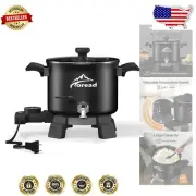 Heavy-Duty 5.28Qts Wax Melting Pot with Adjustable Temperature for All Wax Types