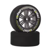 NEW Contact RC 1/10 FR Double Compound C Hard BLK Carbon Wheels 2 FREE US SHIP