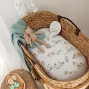Snuggle Hunny Duck Pond Organic Bassinet Sheet / Change Pad Cover