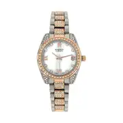 Roberto Carati Luna Rose and Silver Watch Date 9781234568058