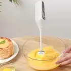 Electric Milk Frother Handheld Foam Maker Whisk Comfortable Grip Powerful Simple