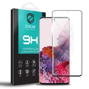 ZUSLAB Galaxy S20 Screen Protector, Tempered Glass Case Friendly 9H Hardness Anti Spy for Samsung - Black