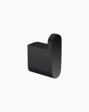 Square Round Hanger Wall Single Towel Robe Hook Holder Brass Bathroom Black NEW