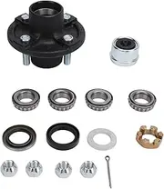 Trailer Hub Kit 2000 Lbs Stable High Load Bearing for Straight Spindles Truck Trailer