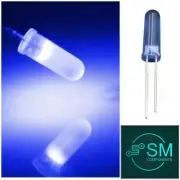 100PCS 5mm High Colloid BLUE Colour Diffused LED Light Emitting Diodes DIY