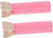 HAPINARY 10PCS Rollers with Clips for and Fluffy Hair Styling Tool DIY Curlers for Salon Blowout Look