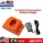 Battery Charger for Paslode 6V Framing Nailer gun ANGLED FINISH NAILER 900600