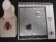 Martha Stewart SCARY TARANTULA SPIDER Halloween Picnic cards Web