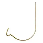 Simple Picture Hook 5-Pack Yellow Chromate