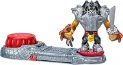 Legends of Akedo Ninja Bosses, Golden Lion Prideheart, 3 Inch Tall Battling Warrior Figure with 360˚ Attack Spin Action, Double Defense Armor Pops Off When Struck, 2 New Ninja Bosses to Collect