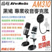 在飛比找蝦皮購物優惠-《 現貨 送 防噴網 原廠 公司貨 》圓剛 AM310 黑鳩