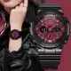 【CASIO 卡西歐】G-SHOCK 勃根地酒紅系列 雙顯手錶(GMA-S120RB-1A)