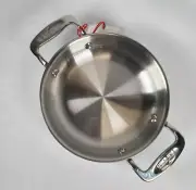 All-Clad Stainless Steel 6" Mini Gratin Pan Dips Cobblers Riveted Loop Handles