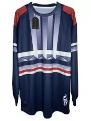 Kith Soccer Goalie Long Sleeve Jersey World Cup Pack Blue Navy Usa Sz M Ronnie