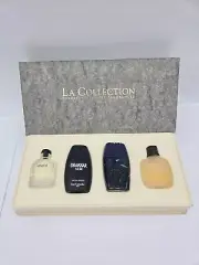 LA Collection European Designer Fragrances For Men Armani Drakkar Horizon 4 Pcs