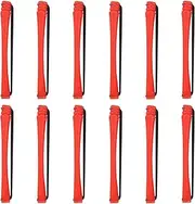 Hair Curlers For Women | 12X Curlers For Long Hair With Rubber Bands - Portable Heatless Styler Tool For Women Night Use At Home And Travel