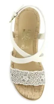 New $695 Salvatore Ferragamo Gioela Raffia & Leather Platform Wedge Sandals 10