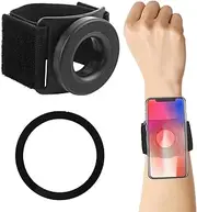 Magnetic Running Phone Holder for iPhone, 360° Rotatable Armband Cell Phone Holder Strong Adaptability Wrist Phone Carrier Compatible with iPhone 12 13 14 15 16 Pro Max Plus Mini