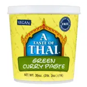 A Taste Of Thai Green Curry Paste, 35 Ounce, 1/Box, 3/Case