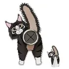 Coat Hanger Funny Cat Hook Storage Rack Towel Rack Wall Mounted Sticky Hook