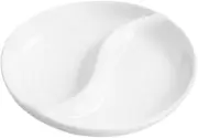 AUTSUPPL Ceramic Sauce Bowls Divided Sauce Dish Small Dipping Bowls Kitchen Dishes