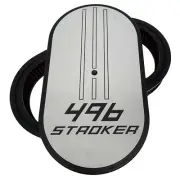 496 STROKER Big Block Chevy - 15" Oval Air Cleaner Kit - Black Logo - Ansen USA
