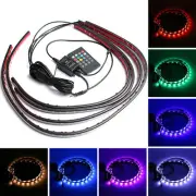 LED Underglow Kit SMD 5050 Flexible Strips Car Underbody Glow Light 36" & 48"