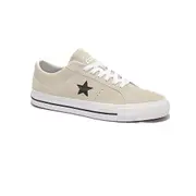 CONVERSE Unisex One Star Pro Egret Shoes - Malted - Black - White