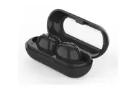 TW10 Bluetooth Earphones Auto Pairing Wireless Headphone Sport Headset Waterproof Earbuds TWS for iOS and Android Phones-Black