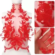 Corsage Floral Lace Fabric Apparel Sewing DIY Craft Supplies Sewing Supplies