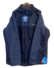 COLUMBIA Men's Hooded Blue XXL TIMBERLINE TRIPLE I/C JACKET 3-IN-1 BNWT