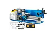VEVOR Mini Metal Milling Lathe 7x14 in Infinitely Variable Speed Nylon Gear 550W